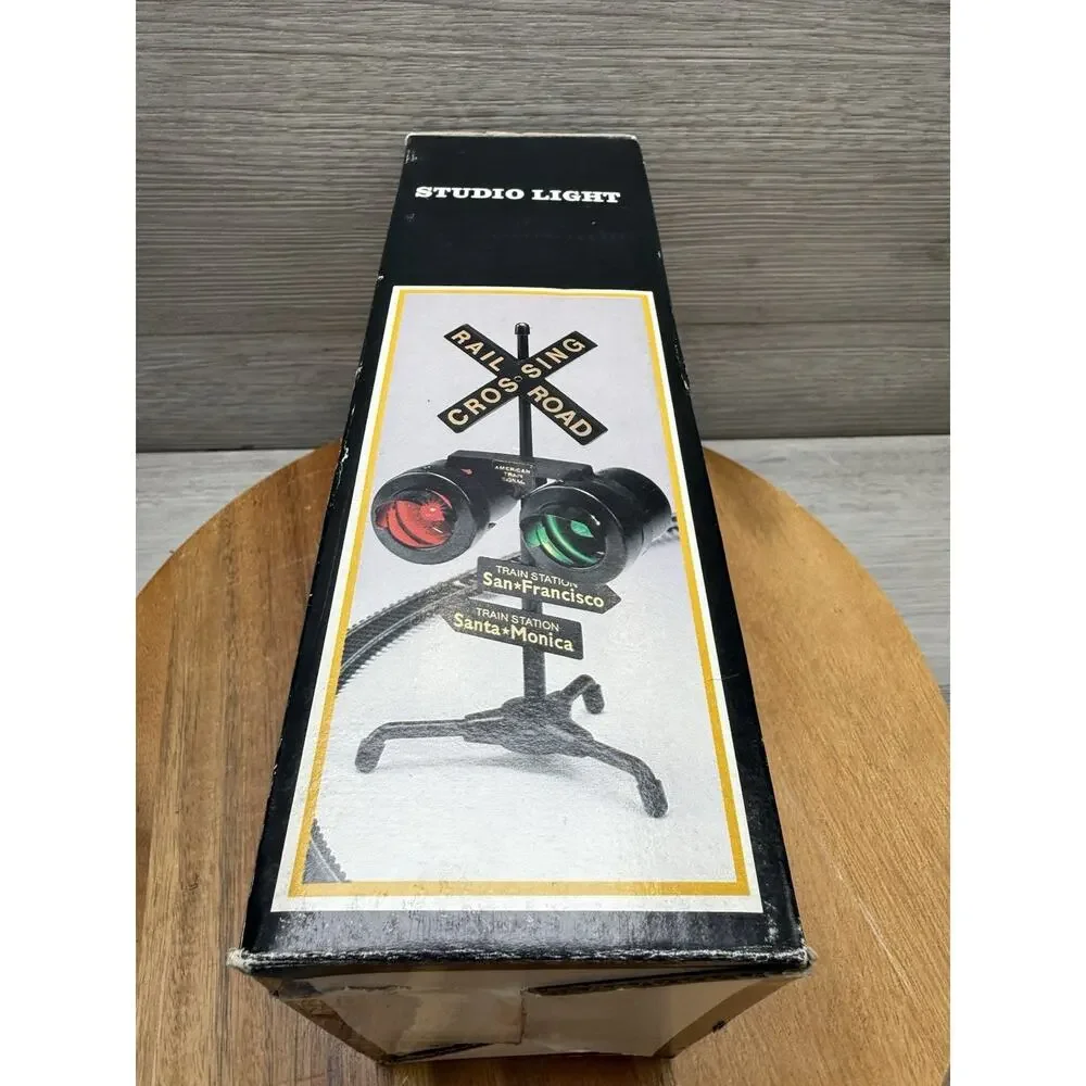 Railroad Crossing Signal American Train Signal Novelty Lamp Light